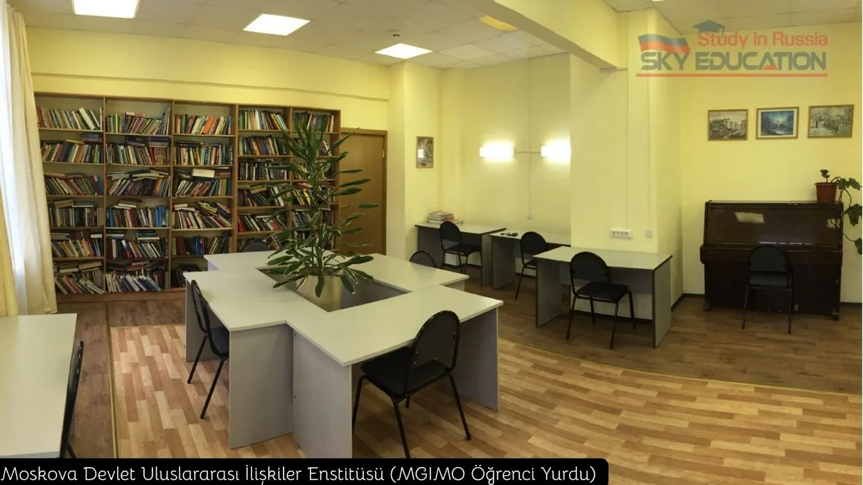 Moskova Devlet Uluslararası İlişkiler Enstitüsü (MGIMO) Öğrenci Yurdu Kütüphane